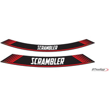 Carica l'immagine nel visualizzatore di Gallery, PUIG ADESIVI CERCHI DUCATI SCRAMBLER ROSSO - Il set consiste di 8 strisce adesive - COD. 9134R
