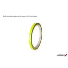 Carica l'immagine nel visualizzatore di Gallery, PUIG ADESIVI CERCHI GIALLO - Senza applicatore, kit 2 ruote - Dimensioni: 7x6 mm - Gomme 16-18 - COD. 2568G