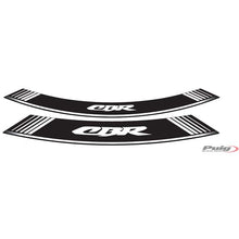 Carica l'immagine nel visualizzatore di Gallery, PUIG ADESIVI CERCHI HONDA CBR BIANCO - Il set consiste di 8 strisce adesive - COD. 5524B