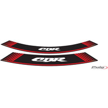Carica l'immagine nel visualizzatore di Gallery, PUIG ADESIVI CERCHI HONDA CBR ROSSO - Il set consiste di 8 strisce adesive - COD. 5524R