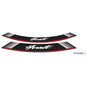 PUIG ADESIVI CERCHI HONDA HORNET SILVER - Il set consiste di 8 strisce adesive - COD. 5526P