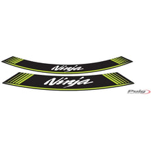 Carica l'immagine nel visualizzatore di Gallery, PUIG ADESIVI CERCHI KAWASAKI NINJA VERDE - Il set consiste di 8 strisce adesive - COD. 5528V