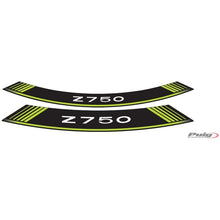 Carica l'immagine nel visualizzatore di Gallery, PUIG ADESIVI CERCHI KAWASAKI Z750 VERDE - Il set consiste di 8 strisce adesive - COD. 5545V