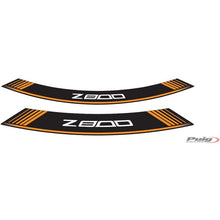 Carica l'immagine nel visualizzatore di Gallery, PUIG ADESIVI CERCHI KAWASAKI Z800 ARANCIONE - Il set consiste di 8 strisce adesive - COD. 6561T