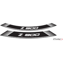Carica l'immagine nel visualizzatore di Gallery, PUIG ADESIVI CERCHI KAWASAKI Z900 BIANCO - Il set consiste di 8 strisce adesive - COD. 9291B