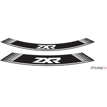 Carica l'immagine nel visualizzatore di Gallery, PUIG ADESIVI CERCHI KAWASAKI ZXR BIANCO - Il set consiste di 8 strisce adesive - COD. 9292B