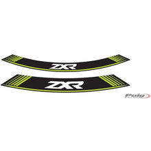 Carica l'immagine nel visualizzatore di Gallery, PUIG ADESIVI CERCHI KAWASAKI ZXR VERDE - Il set consiste di 8 strisce adesive - COD. 9292V