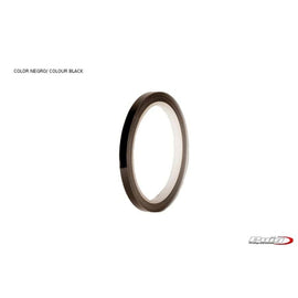 PUIG ADESIVI CERCHI NERO - Senza applicatore, kit 2 ruote - Dimensioni: 7x6 mm - Gomme 16-18 - COD. 2568N