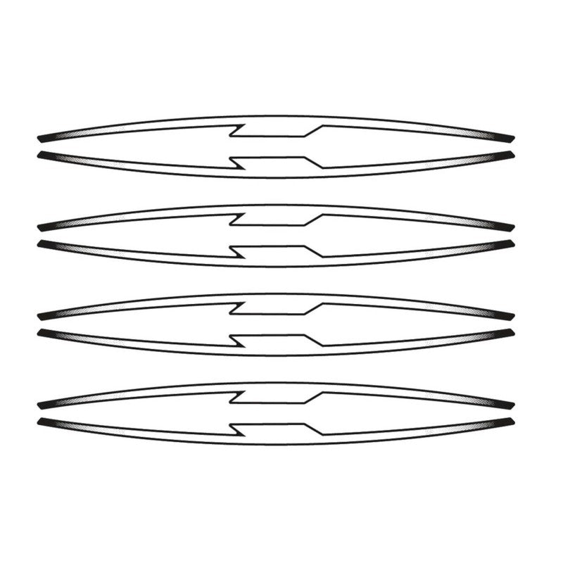 PUIG ADESIVI CERCHI PERFORMANCE BIANCO FLUO - Kit con 16 strisce adesive, protegge la moto da graffi e raggi UV - COD. 21833B