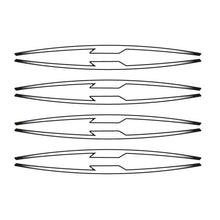 Carica l'immagine nel visualizzatore di Gallery, PUIG ADESIVI CERCHI PERFORMANCE BIANCO FLUO - Kit con 16 strisce adesive, protegge la moto da graffi e raggi UV - COD. 21833B