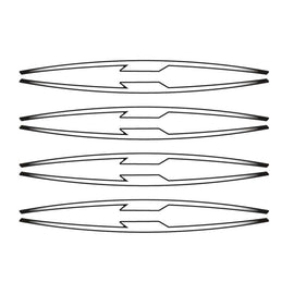 PUIG ADESIVI CERCHI PERFORMANCE BIANCO FLUO - Kit con 16 strisce adesive, protegge la moto da graffi e raggi UV - COD. 21833B