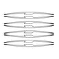 PUIG ADESIVI CERCHI PERFORMANCE BIANCO FLUO - Kit con 16 strisce adesive, protegge la moto da graffi e raggi UV - COD. 21833B