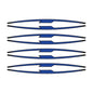 PUIG ADESIVI CERCHI PERFORMANCE BLU FLUO - Kit con 16 strisce adesive, protegge la moto da graffi e raggi UV - COD. 21833A
