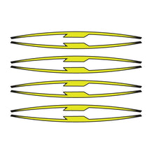 Carica l'immagine nel visualizzatore di Gallery, PUIG ADESIVI CERCHI PERFORMANCE GIALLO FLUO - Kit con 16 strisce adesive, protegge la moto da graffi e raggi UV - COD. 21833G