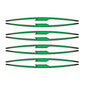 PUIG ADESIVI CERCHI PERFORMANCE VERDE FLUO - Kit con 16 strisce adesive, protegge la moto da graffi e raggi UV - COD. 21833V