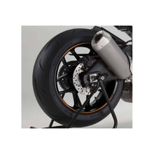 Carica l'immagine nel visualizzatore di Gallery, PUIG ADESIVI CERCHI PREMIUM ARANCIO FLUO - Kit con 8 strisce adesive, protegge la moto da graffi e raggi UV - COD. 8431T