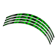 Carica l'immagine nel visualizzatore di Gallery, PUIG ADESIVI CERCHI RACING VERDE - Il set consiste di 4 strisce adesive - COD. 5121V