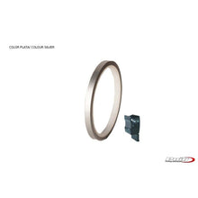 Carica l'immagine nel visualizzatore di Gallery, PUIG ADESIVI CERCHI SILVER - Striscia con applicatore - Un kit utilizzabile 2 ruote - Dimensioni: 7x6 mm - Gomme 16-18 - COD.