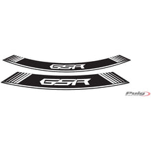 Carica l'immagine nel visualizzatore di Gallery, PUIG ADESIVI CERCHI SUZUKI GSR BIANCO - Il set consiste di 8 strisce adesive - COD. 5989B