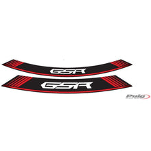 Carica l'immagine nel visualizzatore di Gallery, PUIG ADESIVI CERCHI SUZUKI GSR ROSSO - Il set consiste di 8 strisce adesive - COD. 5989R