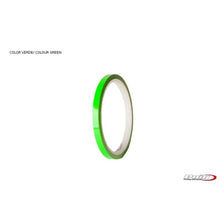 Carica l'immagine nel visualizzatore di Gallery, PUIG ADESIVI CERCHI VERDE - Senza applicatore, kit 2 ruote - Dimensioni: 7x6 mm - Gomme 16-18 - COD. 2568V