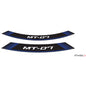 PUIG ADESIVI CERCHI YAMAHA MT-07 BLU - Il set consiste di 8 strisce adesive - COD. 9136A