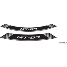 Carica l'immagine nel visualizzatore di Gallery, PUIG ADESIVI CERCHI YAMAHA MT-07 SILVER - Il set consiste di 8 strisce adesive - COD. 9136P
