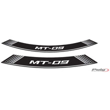 Carica l'immagine nel visualizzatore di Gallery, PUIG ADESIVI CERCHI YAMAHA MT-09 SILVER - Il set consiste di 8 strisce adesive - COD. 9135P