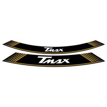 Carica l'immagine nel visualizzatore di Gallery, PUIG ADESIVI CERCHI YAMAHA T-MAX ORO - Il set consiste di 8 strisce adesive - COD. 5532O