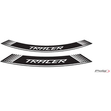 Carica l'immagine nel visualizzatore di Gallery, PUIG ADESIVI CERCHI YAMAHA TRACER BIANCO - Il set consiste di 8 strisce adesive - COD. 9293B