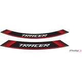 PUIG ADESIVI CERCHI YAMAHA TRACER ROSSO - Il set consiste di 8 strisce adesive - COD. 9293R