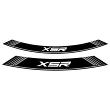Carica l'immagine nel visualizzatore di Gallery, PUIG ADESIVI CERCHI YAMAHA XSR SILVER - Il set consiste di 8 strisce adesive - COD. 9985P