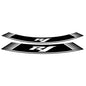 PUIG ADESIVI CERCHI YAMAHA YZF-R1 BIANCO - Il set consiste di 8 strisce adesive - COD. 5529B