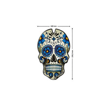 Carica l'immagine nel visualizzatore di Gallery, PUIG ADESIVI PROTEZIONE SERBATOIO MODELLO SKULL BLU
