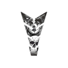 Carica l'immagine nel visualizzatore di Gallery, PUIG ADESIVI PROTEZIONE SERBATOIO MODELLO SKULL&amp;POKER NERO