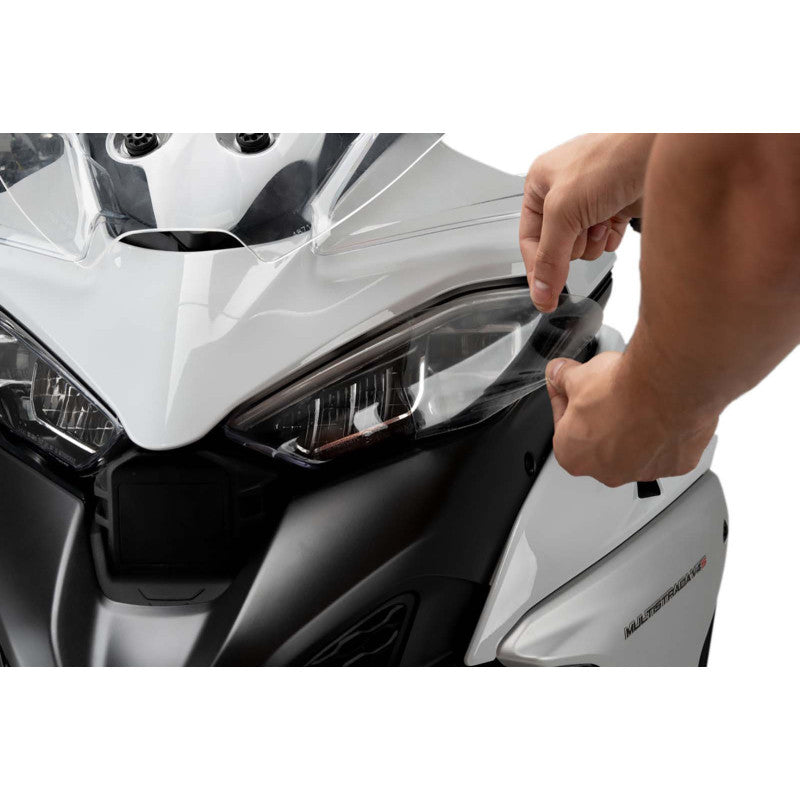 PUIG ADESIVO PROTEZIONE FARO DUCATI MULTISTRADA V4 PIKES PEAK 2025 TRASPARENTE
