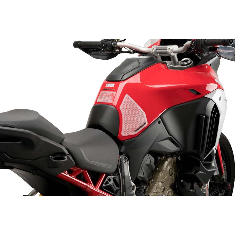 PUIG ADESIVO SERBATOIO SPECIFICO LATERALE DUCATI MULTISTRADA V4 PIKES PEAK 21-24 TRASPARENTE