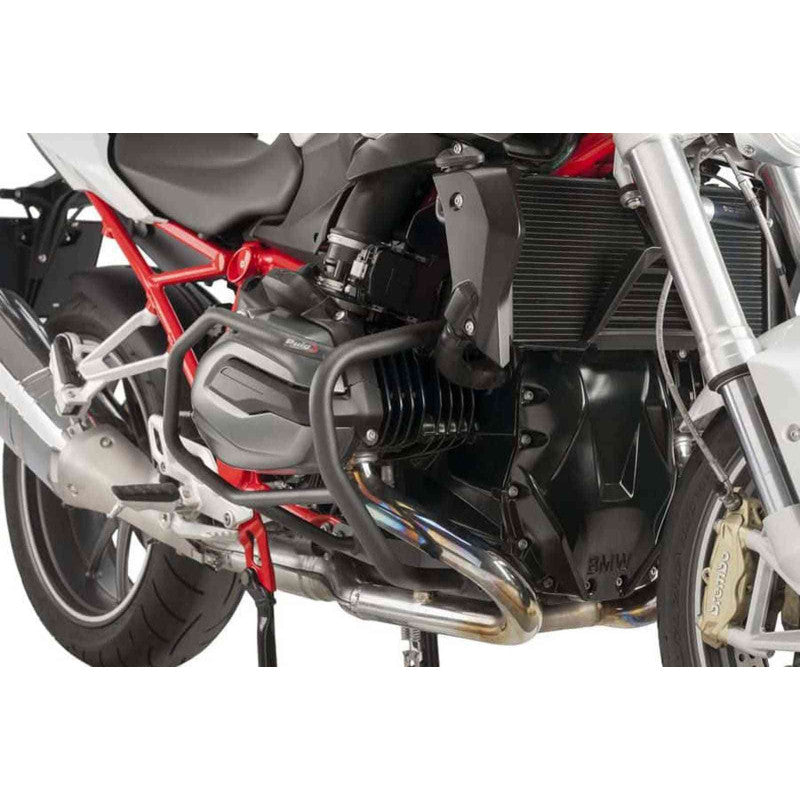 PUIG BARRE DI PROTEZIONE MOTORE PER BMW R1200RS 17-18 NERO