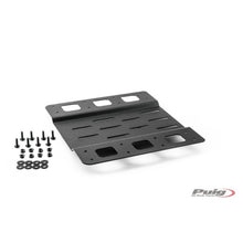 Carica l'immagine nel visualizzatore di Gallery, PUIG BASE METALLICA BAULETTI MODELLO MEGA BOX NERO - COD. 3506N - Venduta separatamente al bauletto.
