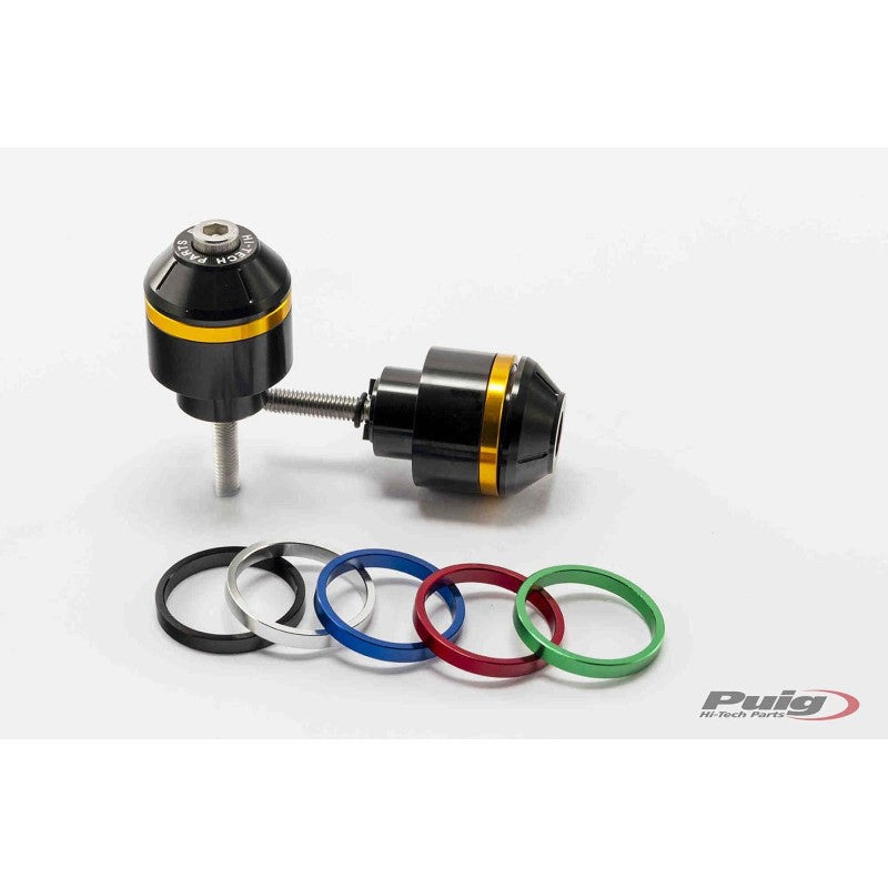 PUIG BILANCIERI MOD. CORTO CON ANELLI HONDA CB600F HORNET 03-04 NERO