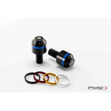 Carica l'immagine nel visualizzatore di Gallery, PUIG BILANCIERI MOD. CORTO CON ANELLI PER MV AGUSTA BRUTALE 800 13-15 NERO