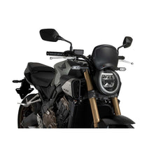 Carica l'immagine nel visualizzatore di Gallery, PUIG CARENATURA FRONTALE HONDA CB650R NEO SPORTS CAFE 24-25 NERO OPACO