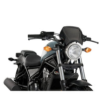 Carica l'immagine nel visualizzatore di Gallery, PUIG CARENATURA FRONTALE IN ALLUMINIO HONDA CMX 500 SE REBEL 20-24 NERO