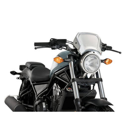 PUIG CARENATURA FRONTALE IN ALLUMINIO HONDA CMX 500 SE REBEL 20-24 SILVER