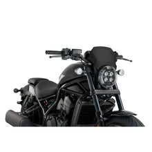 Carica l'immagine nel visualizzatore di Gallery, PUIG CARENATURA FRONTALE IN ALLUMINIO HONDA CMX1100 REBEL 21-24 NERO