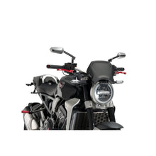 Carica l'immagine nel visualizzatore di Gallery, PUIG CARENATURA FRONTALE IN ALLUMINIO PER HONDA CB650R NEO SPORTS CAFE 21-23 NERO