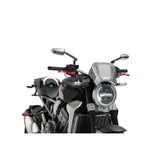 PUIG CARENATURA FRONTALE IN ALLUMINIO PER HONDA CB650R NEO SPORTS CAFE 21-23 SILVER