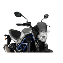 Carica l'immagine nel visualizzatore di Gallery, PUIG CARENATURA FRONTALE IN ALLUMINIO TRIUMPH BONNEVILLE SPEEDMASTER 18-20 NERO