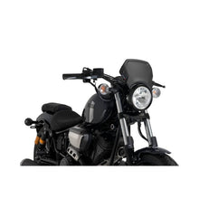 Carica l'immagine nel visualizzatore di Gallery, PUIG CARENATURA FRONTALE IN ALLUMINIO YAMAHA XV950 RACER 16-17 NERO