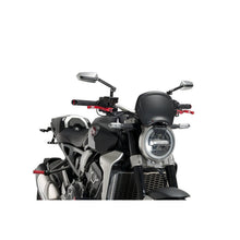 Carica l'immagine nel visualizzatore di Gallery, PUIG CARENATURA FRONTALE PER HONDA CB650R NEO SPORTS CAFE 21-23 NERO OPACO